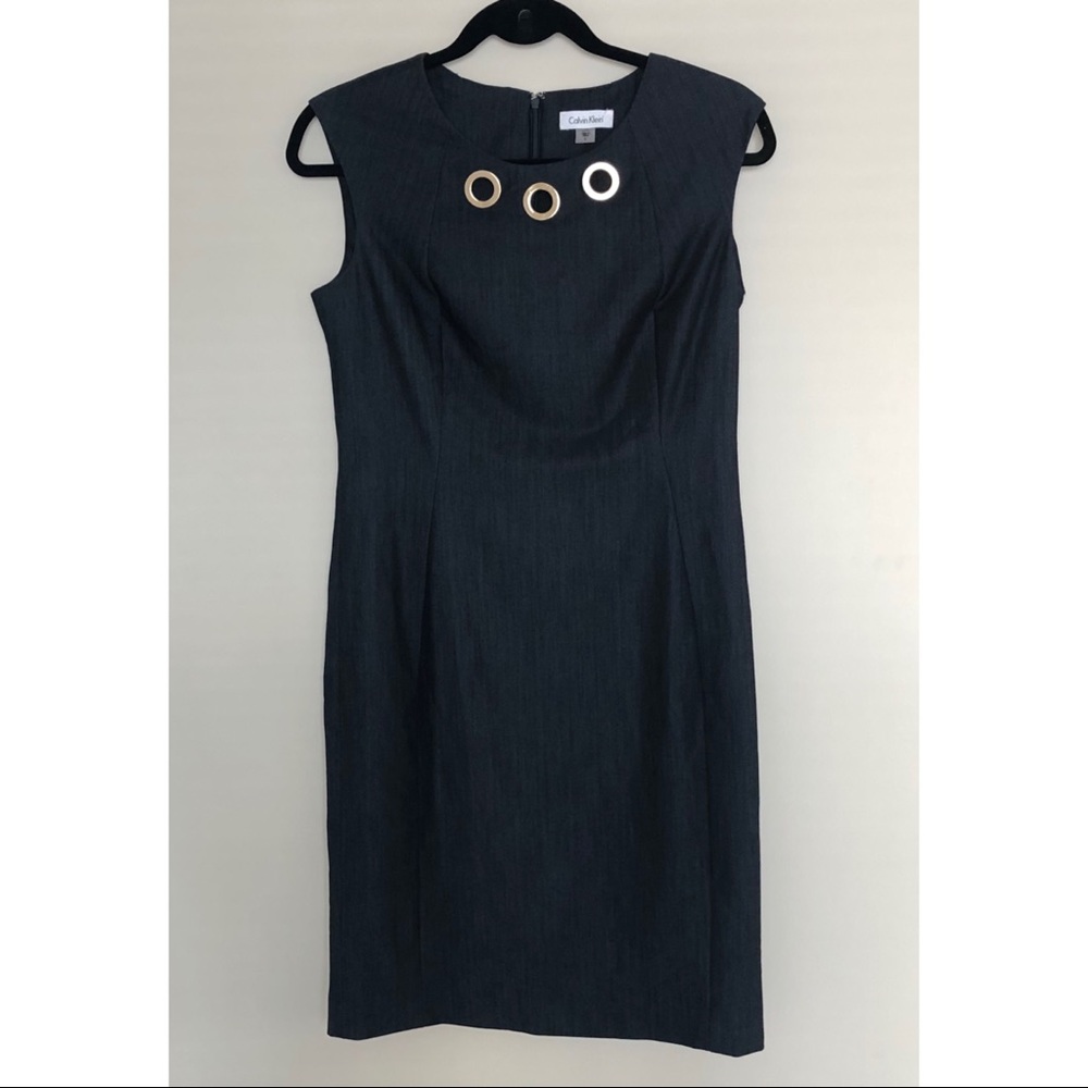 Calvin Klein Blue Denim Dress